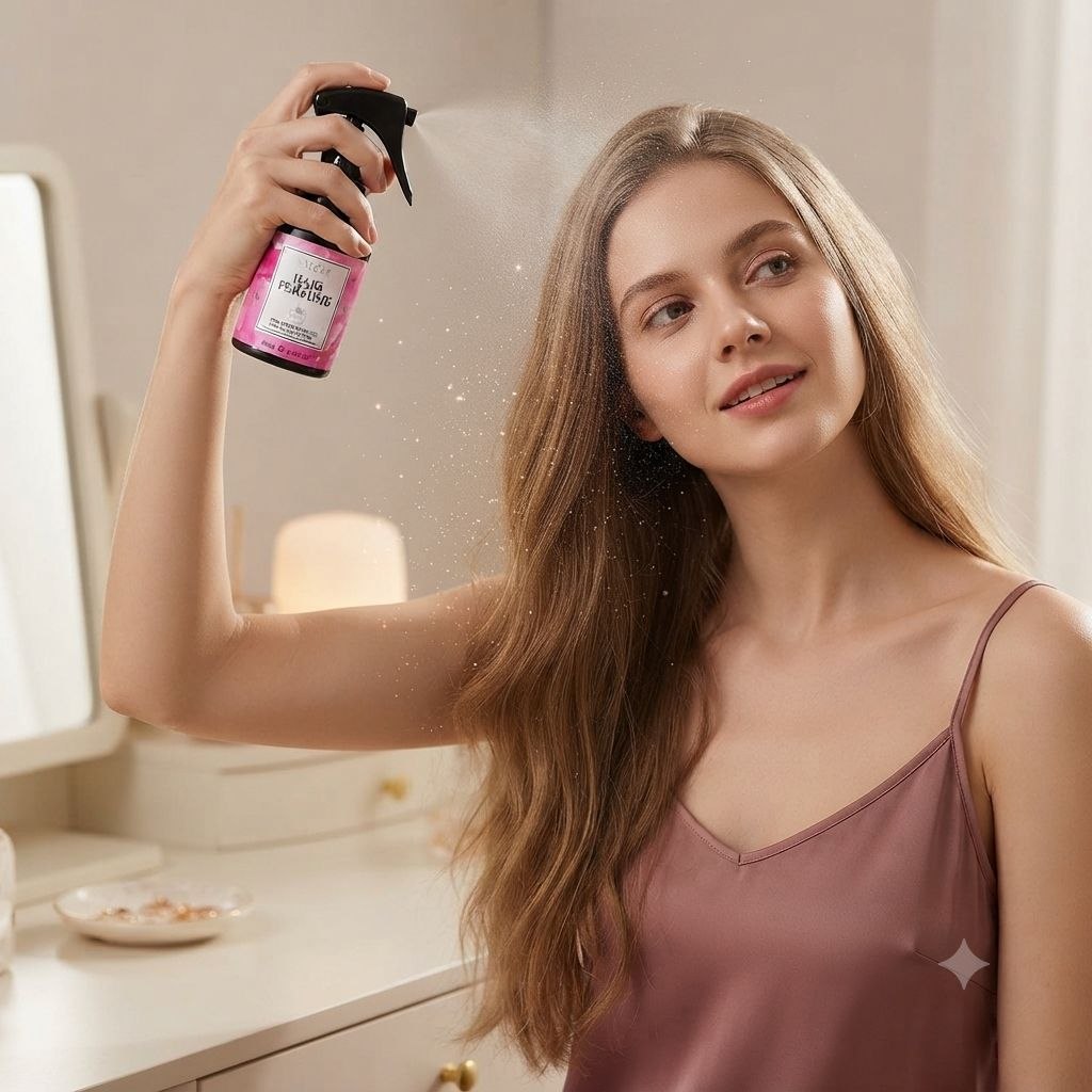 ESPRAY PARA EL CABELLO AROMA ROSA ROMANTICO SADOER 100ML