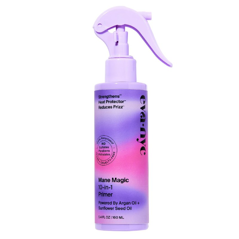 PROTECTOR TERMICO PARA EL CABELLO EN SPRAY REDUCE EL FRIZZ, ENRIQUECIDO CON ACEITE DE ARGAN Y SEMILLA DE GIRASOL EVA 160ML