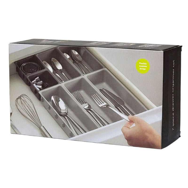 ORGANIZADOR DE GAVETAS DE COCINA PARA CUBIERTOS 7UND