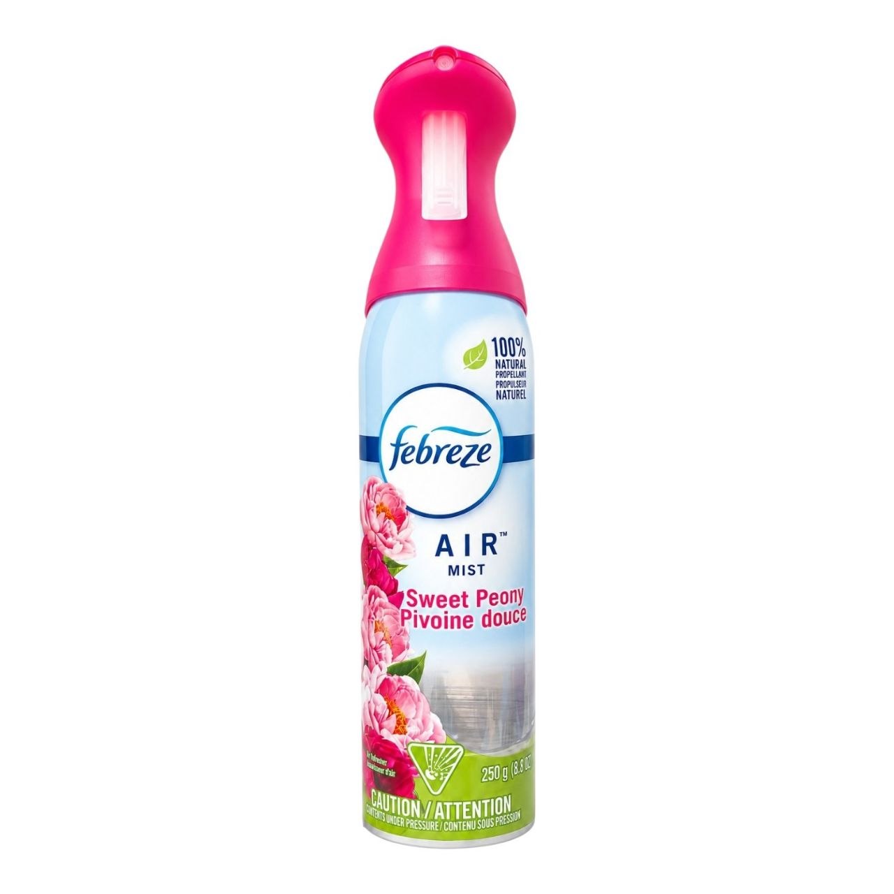 AMBIENTADOR AROMATIZANTE EN SPRAY DE DULCE PEONIA FEBREZE 250G