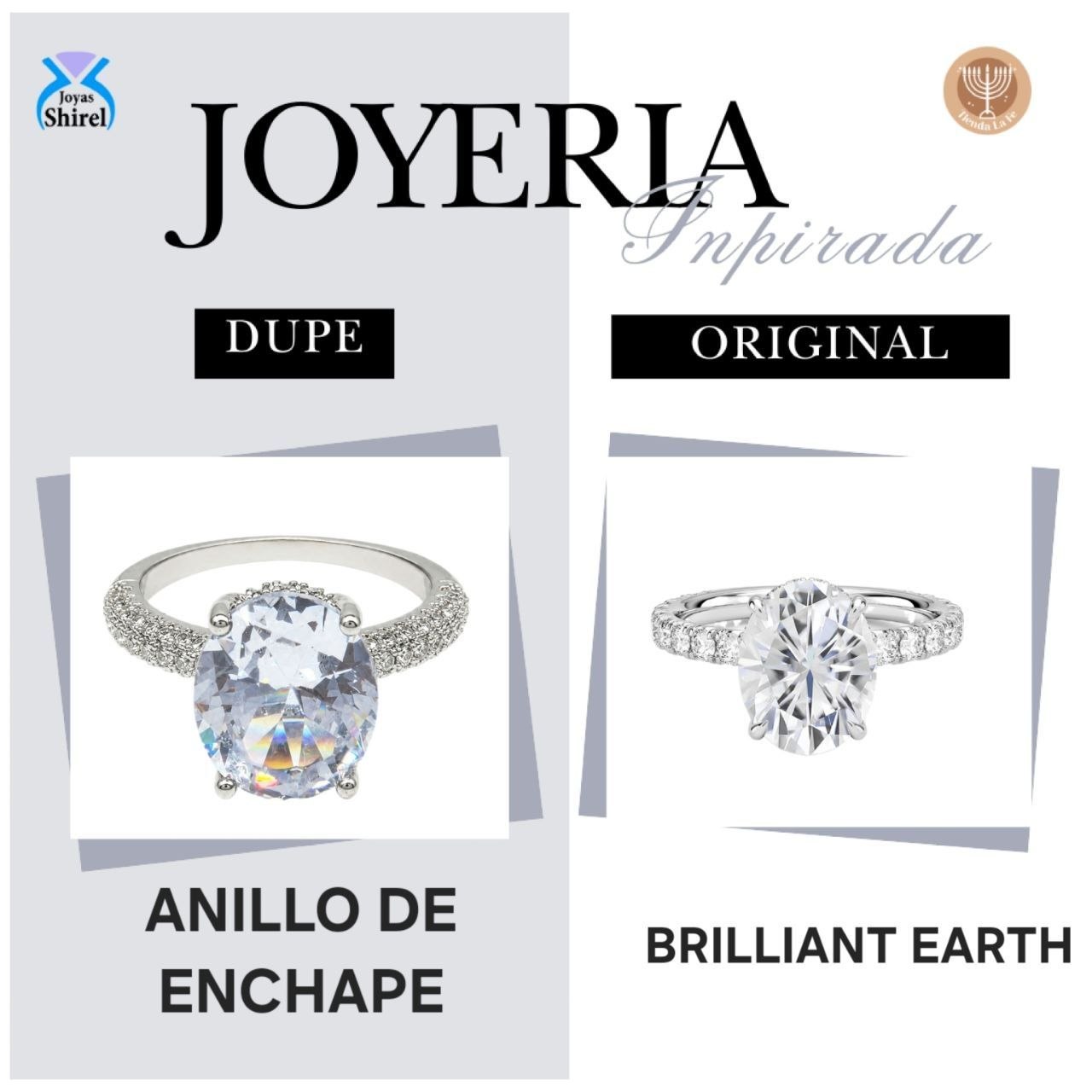 ANILLO DE ENCHAPE PARA DAMA CON CIRCÓN CORTE ÓVALO Y PAVÉ DE CIRCONES