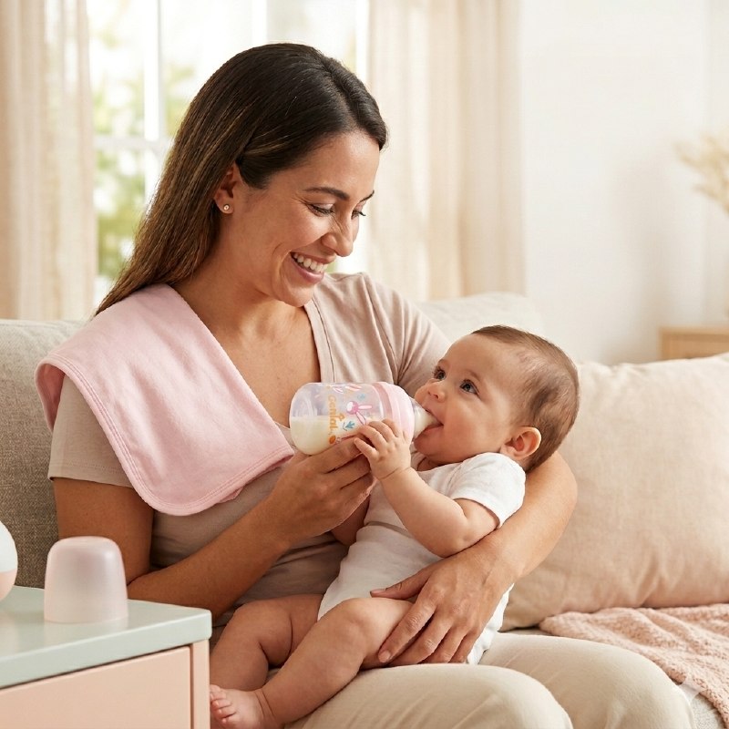 BIBERON PEPE ERGONOMICO DE BOCA ANCHA PARA BEBES GENIAL 120ML
