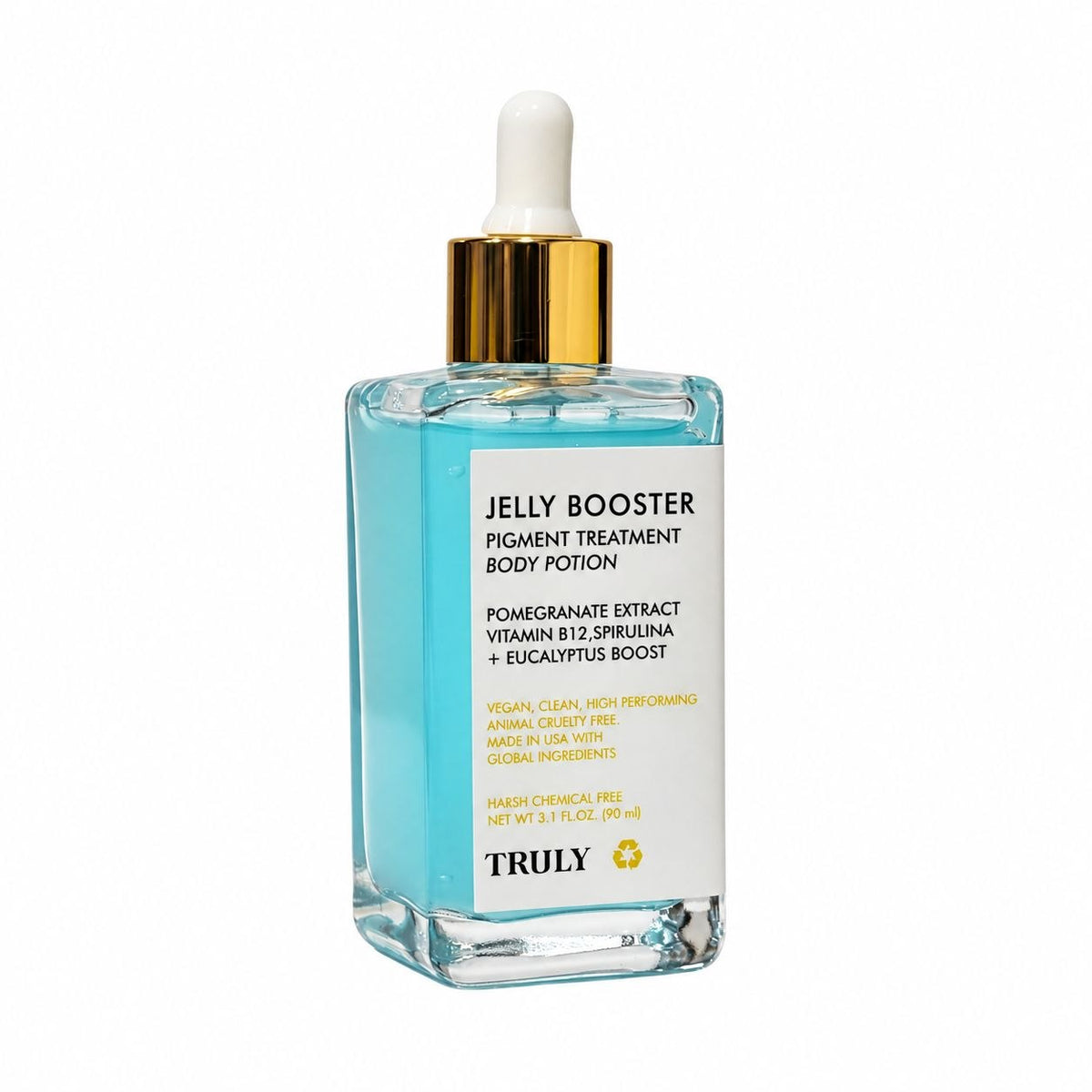 SUERO CORPORAL ACLARANTE E ILUMINADOR TIPO JALEA CON EXTRACTO DE GRANADA Y AROMA JELLY BOOSTER TRULY 90ML