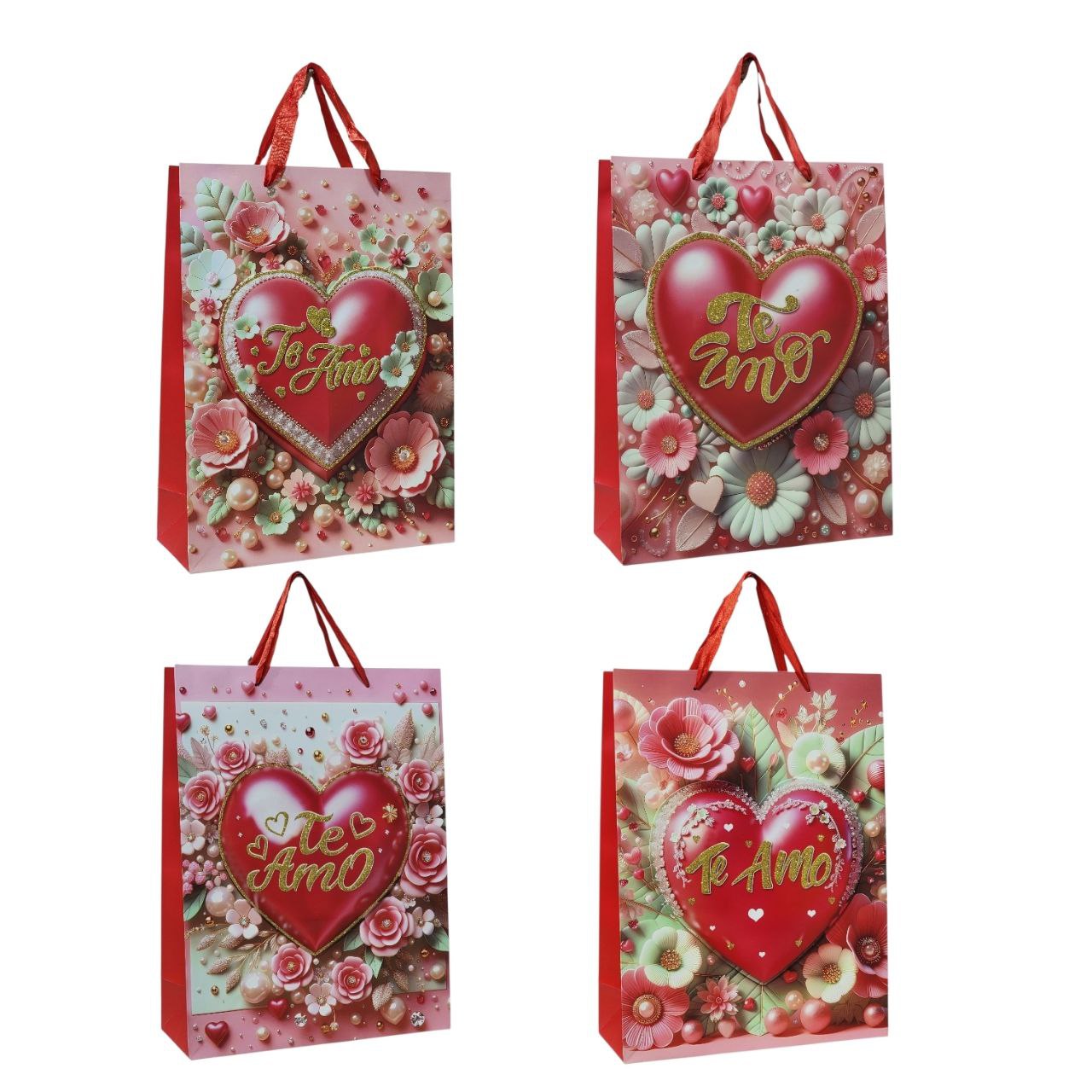 BOLSA DE REGALO DE SAN VALENTIN GRANDE 30X40X12CM