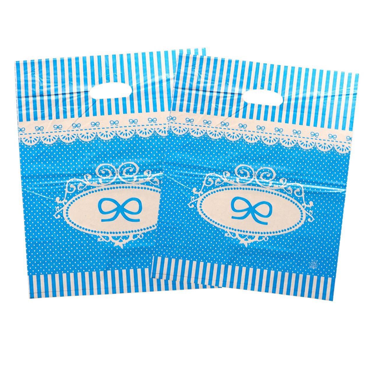 BOLSA DE REGALO PLASTICA EXTRA GRANDE 35X45CM, PAQUETE 100UND