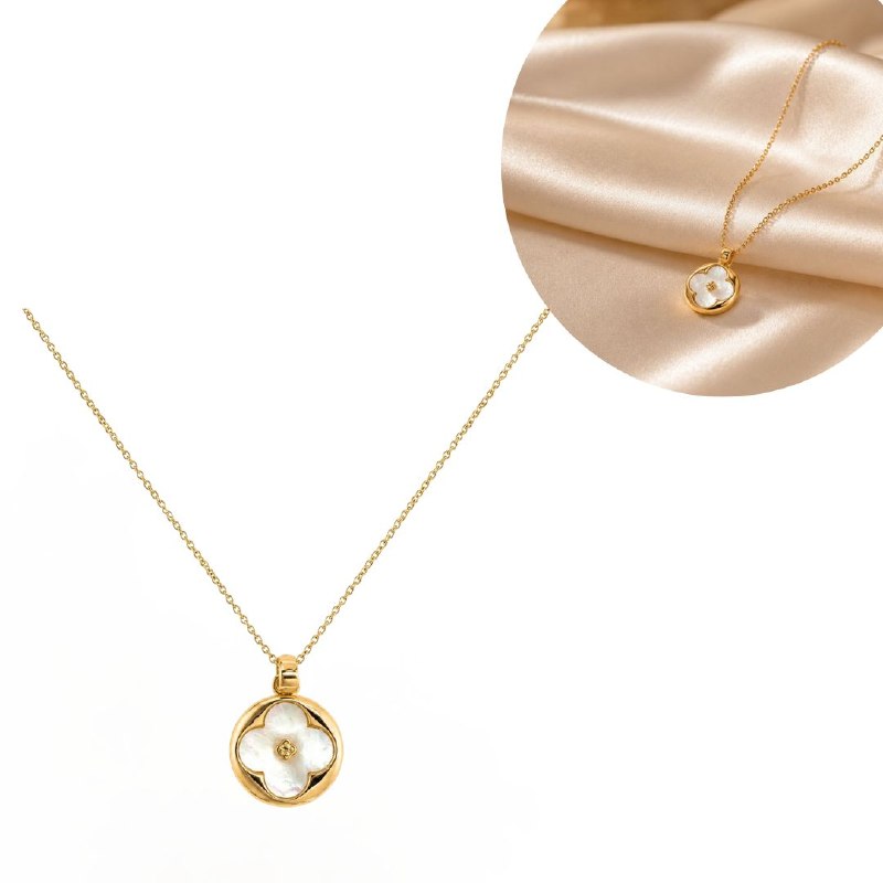 GARGANTILLA DE ENCHAPE PARA DAMA CON DISEÑO DE FLOR 2CM (DUPE DE LOUIS VUITTON)
