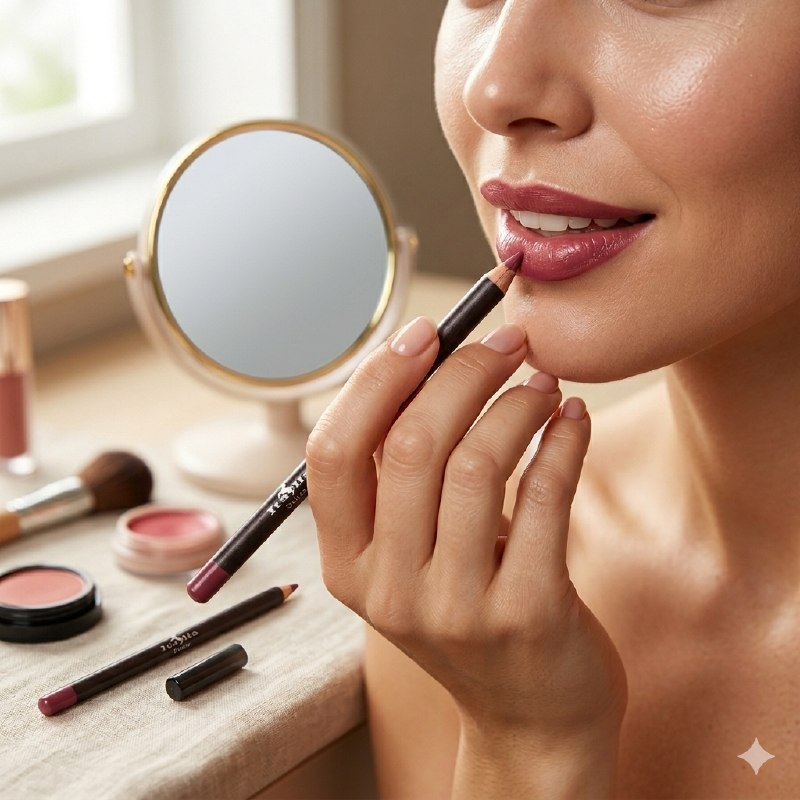 DELINEADOR LAPIZ DUO PARA LABIOS Y OJOS ULTRA FINO ITALIA DELUXE 1.5G