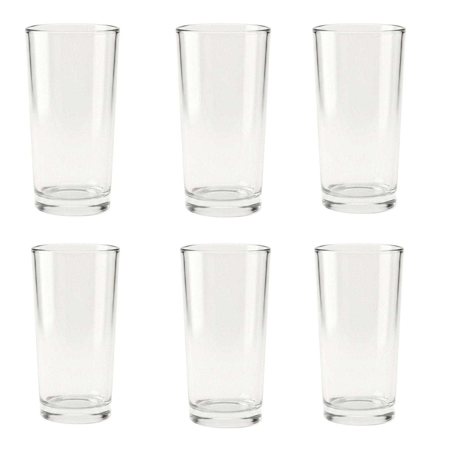 SET DE VASOS PREMIUM UEGO DE CRISTALERÍA DE CONFORT PARA TODO TIPO DE BEBIDAS BENELI HOME 200ML 6 PIEZAS