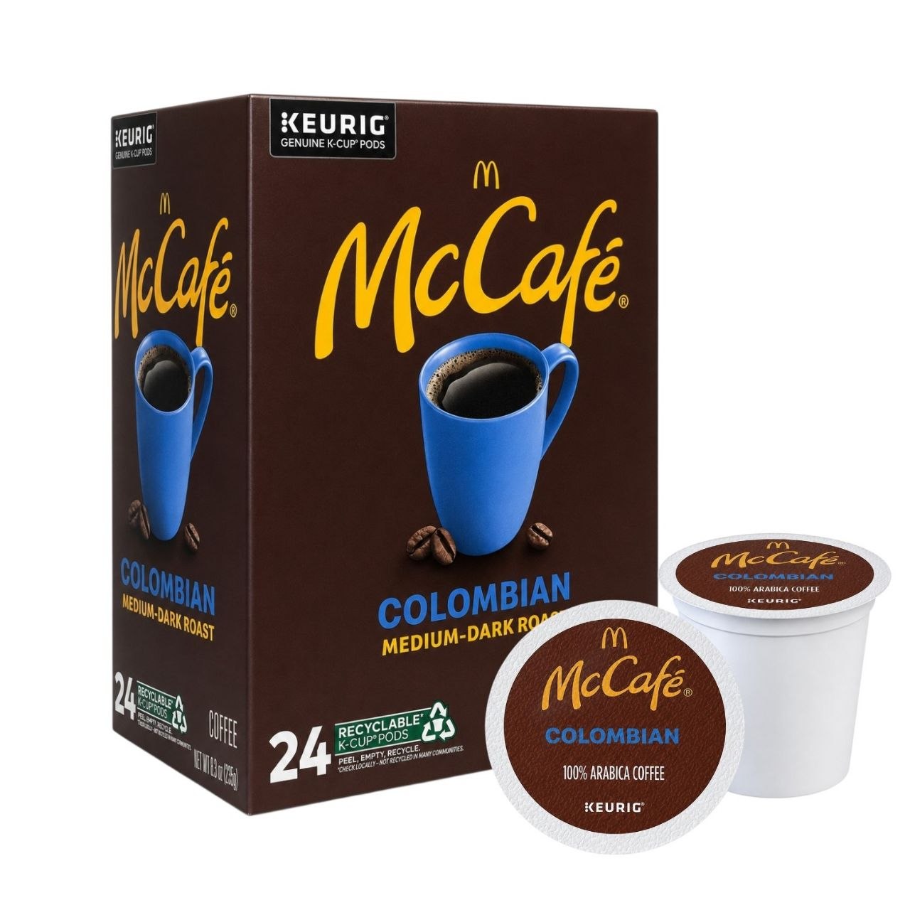 COMIDA CAFE TOSTADO PREMIUN MEDIO MCCAFE EN CAPSULAS 24UND