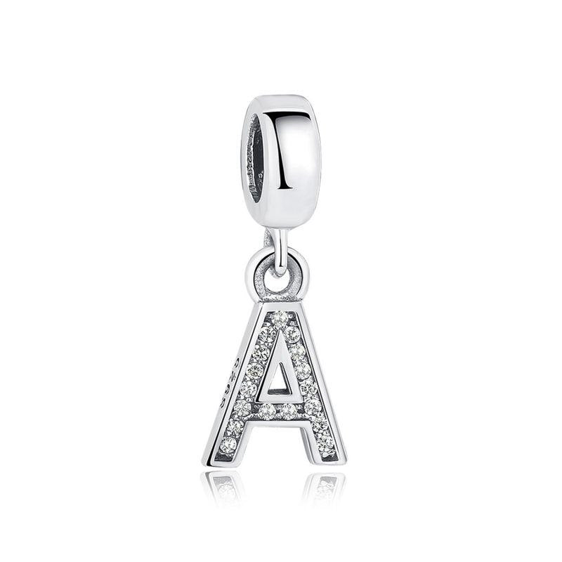PCHARM788 LETRA A PANDORA PLATA 9.25