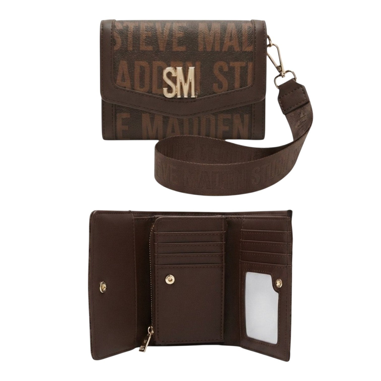 MONEDERO ORIGINAL STEVEN MADDEN MEDIDA 16X11.1CM