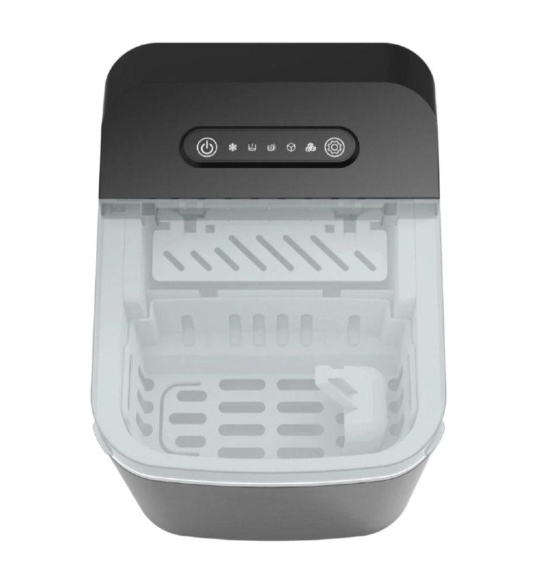 MAQUINA TRITURADORA DE HIELO DOS TAMAÑOS DE CUBITOS, AUTOLIMPIEZA, FACIL DE USAR, HASTA 26LBS DE HIELO CREA SOKANY ICE MAKER SK-03038