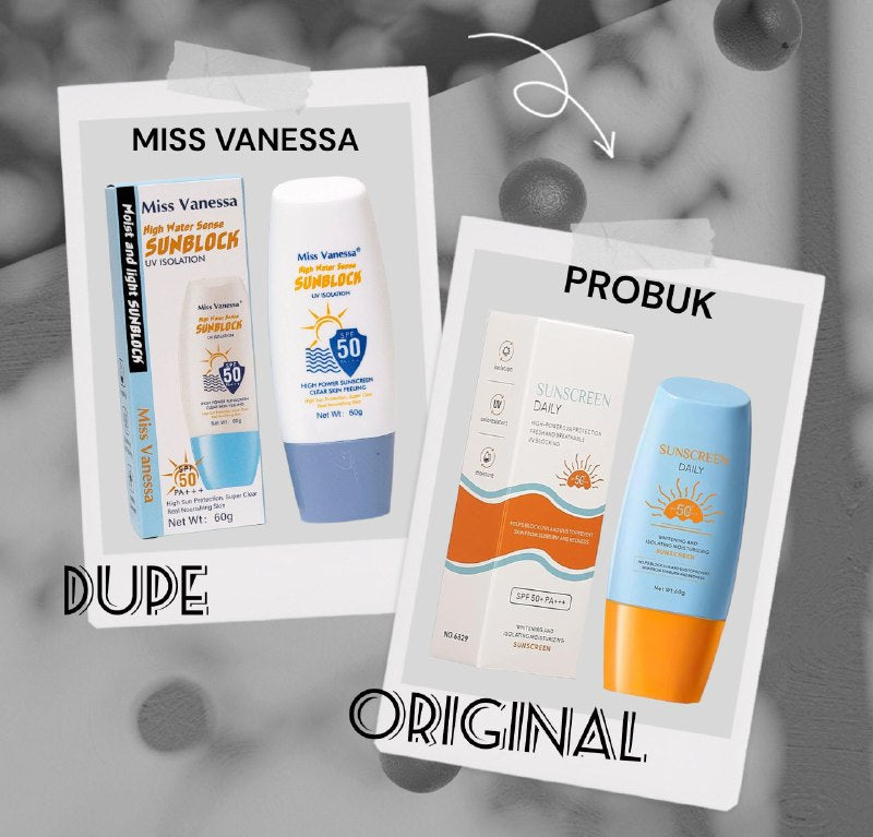 PROTECTOR SOLAR EN CREMA DE COLAGENO SPF50 MISS VANESSA 60G DUPE DE PROBUK