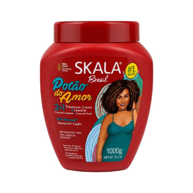 TRATAMIENTO CAPILAR EN CREMA 2 EN 1 QUE NUTRE, HIDRATA Y REVITALIZA EL CABELLO SKALA 1000G