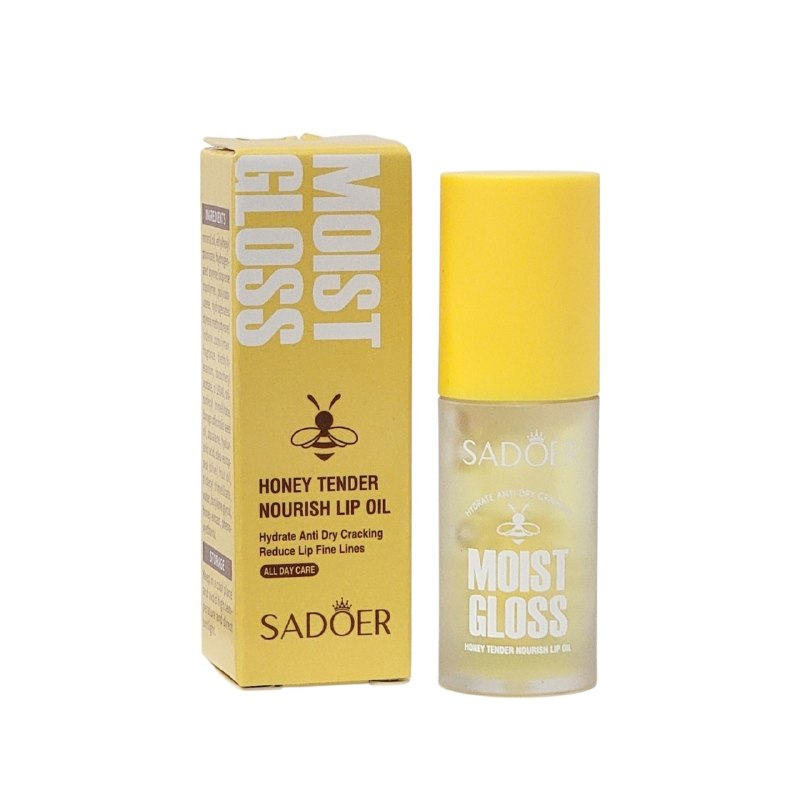 BRILLO LABIAL ACEITE NUTRITIVO, HIDRATANTE Y REPARADOR DE MIEL SADOER 4.5G