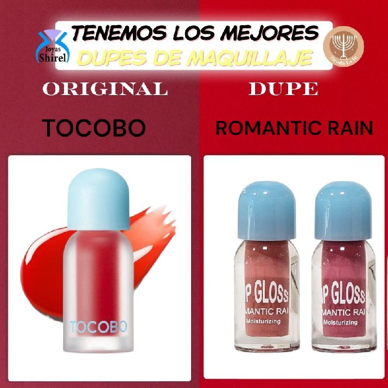 BRILLO LABIAL FORMULA SUAVE DE LARGA DURACION ROMANTIC RAIN (DUPE DE TOCOBO)