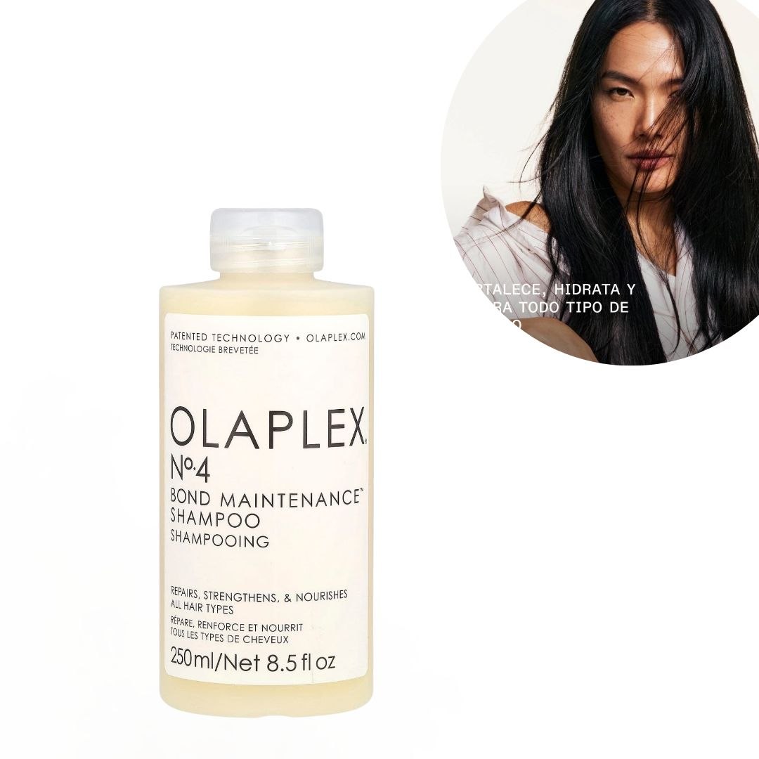 SHAMPOO REPARADOR DE ALTA GAMA CON BIS-AMINOPROPIL DIGLICOL DIMALEATO N°4 OLAPLEX 250ML