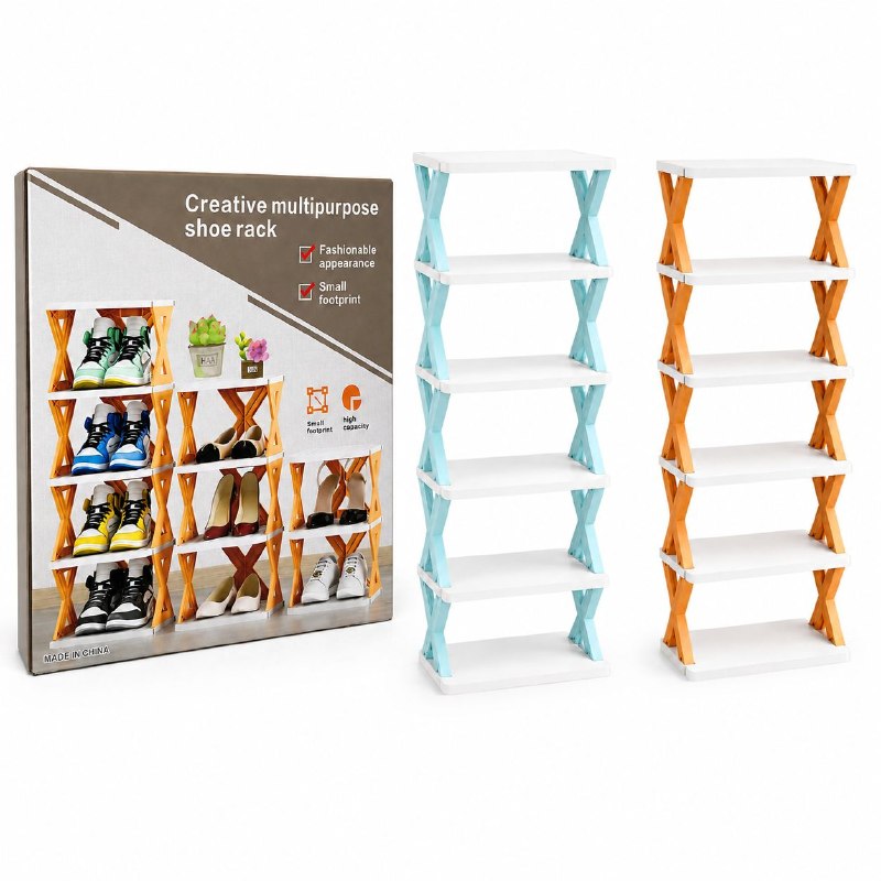 ORGANIZADOR ZAPATERA VERTICAL DE 6 NIVELES