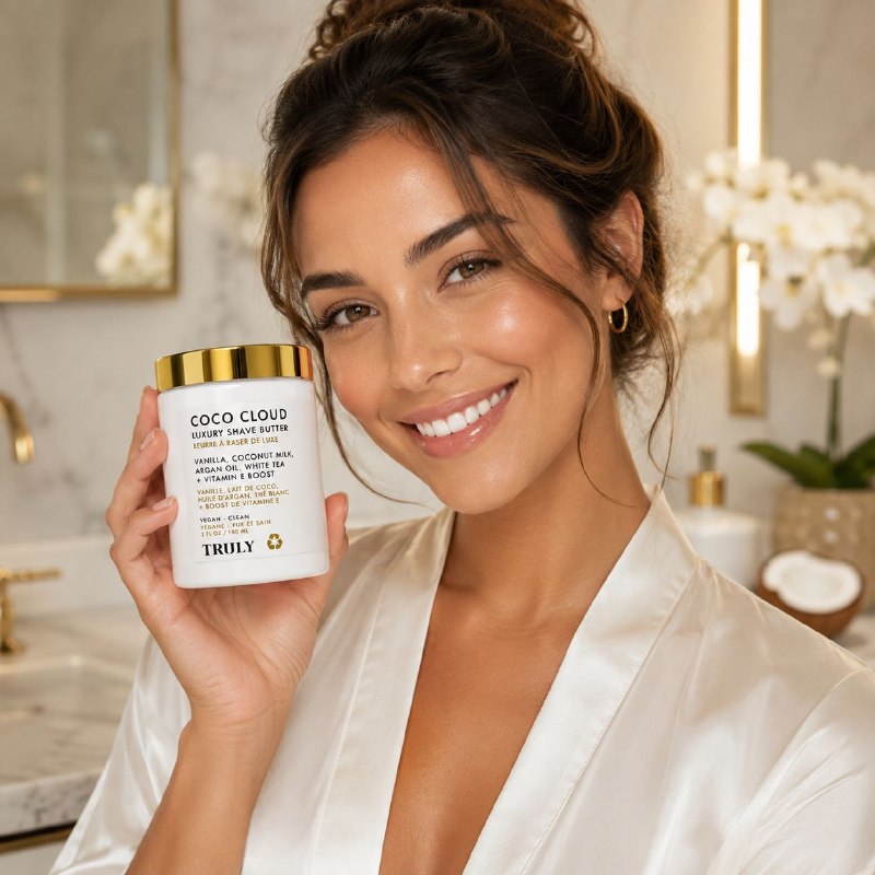 CREMA HIDRATANTE PARA DESPUÉS DEL AFEITADO TRULY COCO CLOUD 180ML
