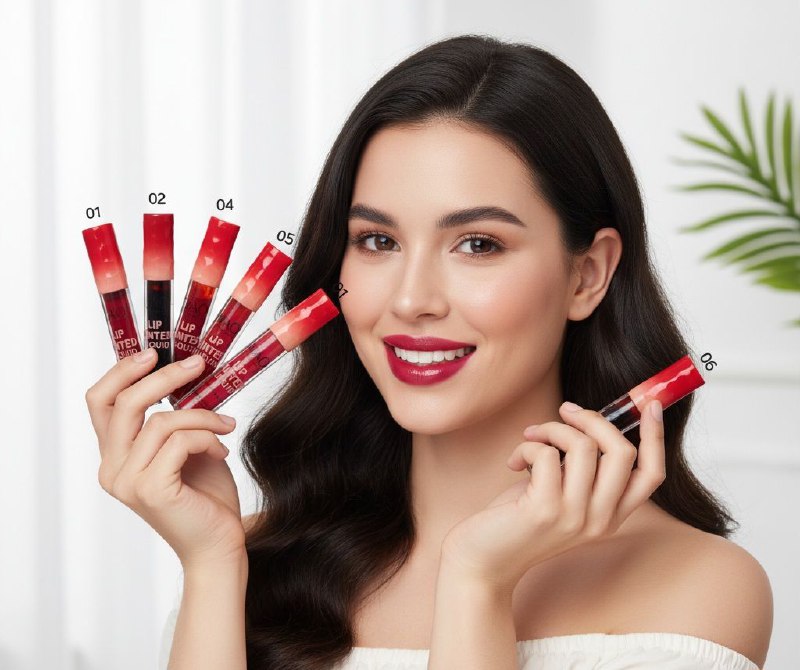 TINTA DE LABIOS LIQUIDA 6 TONOS WAO BEAUTY 6.5ML (DUPE DE BENEFIT)