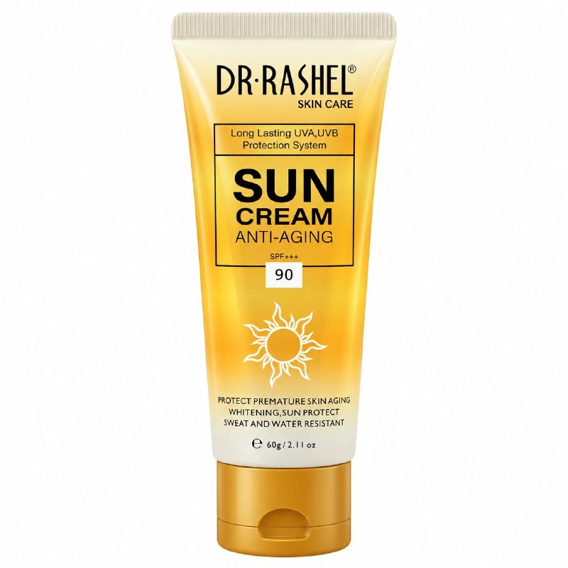 PROTECTOR SOLAR EN CREMA BLANQUEADORA Y ANTIENVEJECIMIENTO SPF 90 DR RASHEL 60G