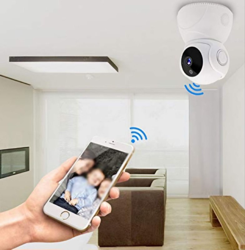CAMARA DE SEGURIDAD WIFI INALAMBRICA, AUDIO BIDIRECCIONAL, DETECCION DE MOVIMIENTO, ALMACENAMIENTO EN LA NUBE, VISION DIURNA Y NOCTURNA SMART WIFI CAMERA V380