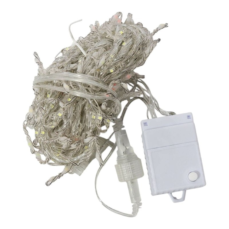 LUCES DECORATIVAS NAVIDEÑAS PARA INTERIORES O EXTERIORES LED BLANCA 9X7.5X9CM