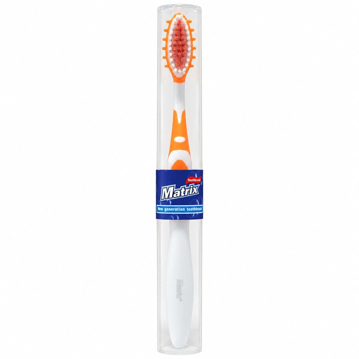 CEPILLO DENTAL CON TAPA PROTECTORA MATRIX 19CM