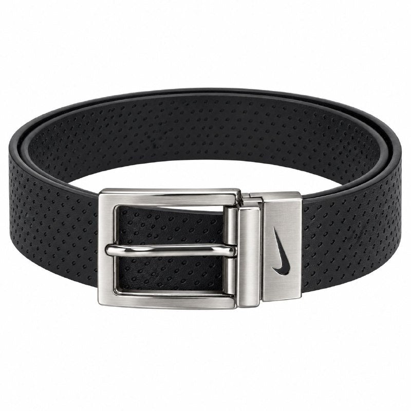 FAJA ORIGINAL NIKE REVERSIBLE PARA CABALLERO COLOR NEGRO Y CAFÉ  TALLA L 38-40
