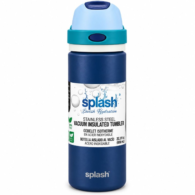 BOTE TERMICO DE ACERO INOXIDABLE SPLASH 600ML
