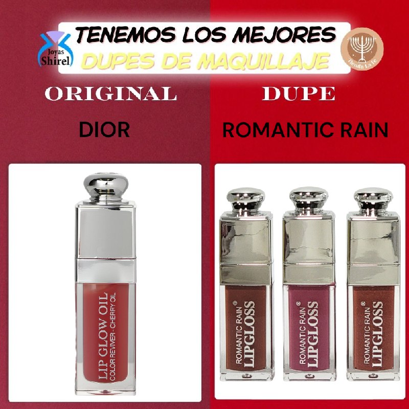 BRILLO LABIAL LIP SUAVE E HIDRATANTE ROMANTIC RAIN DUPE DE DIOR