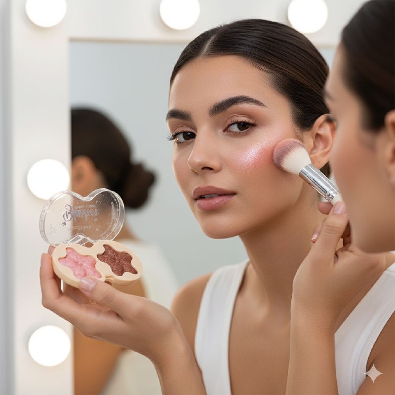 BLUSH RUBOR DE MAQUILLAJE MOCMALLURE BLUSHER 6G, 2 TONOS