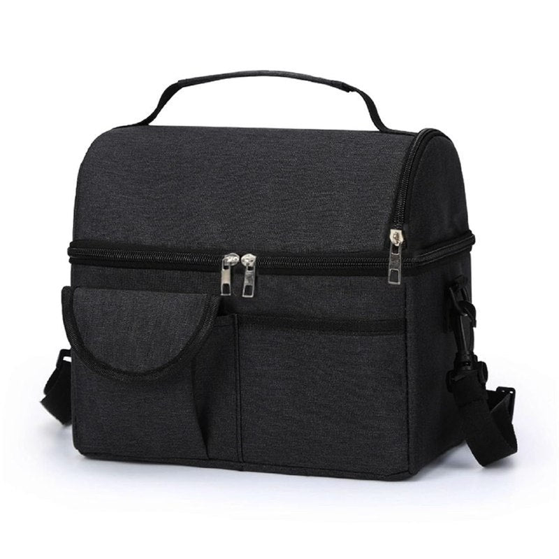 LONCHERA TERMICA PORTATIL DE GRAN CAPACIDAD IMPERMEABLE 25X25CM