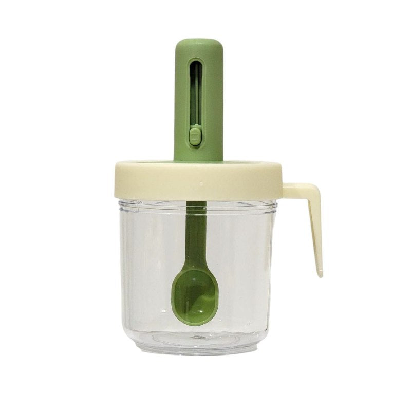 ORGANIZADOR RECIPIENTE FRASCO DE CONDIMENTOS CON CUCHARA EXPANDIBLE, ALMACENA Y DISPENSA ESPECIAS Y CONDIMENTOS EXPASION SEASONING JAR