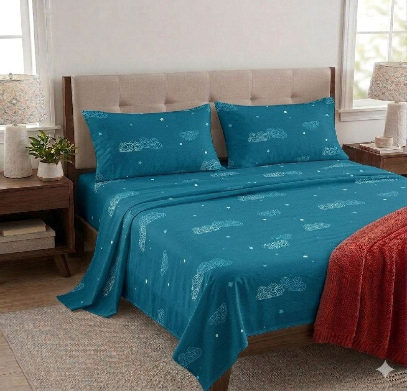 JUEGO DE SABANAS DE LUJO TAMAÑO FULL DE 4PCS BENELI HOME