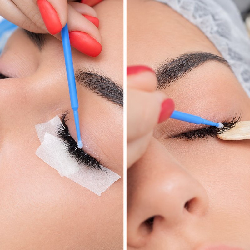 APLICADORES MICRO DESECHABLES PARA BELLEZA DE PRECISION PARA PESTAÑAS, CEJAS Y MANICURA 2 TAMAÑOS