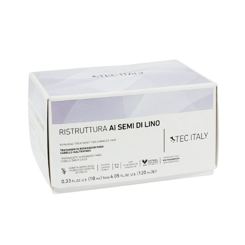 TRATAMIENTO PARA EL CABELLO REPARADOR DE KERATINA EN AMPOLLA TEC ITALY 10ML