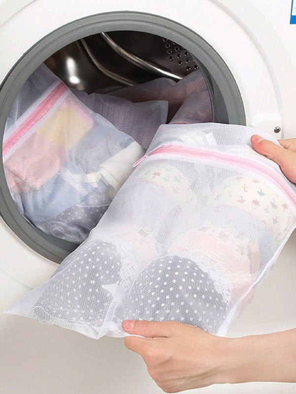BOLSA PARA LAVANDERIA LAVAR ROPA QUE PROTEGE LAS PRENDAS DELICADAS FENFANG 40X30CM