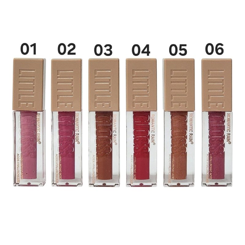 BRILLO LABIAL HIDRATANTE DE ACIDO HIALURONICO ROMANTIC RAIN 5ML (DUPE DE MAYBELLINE)