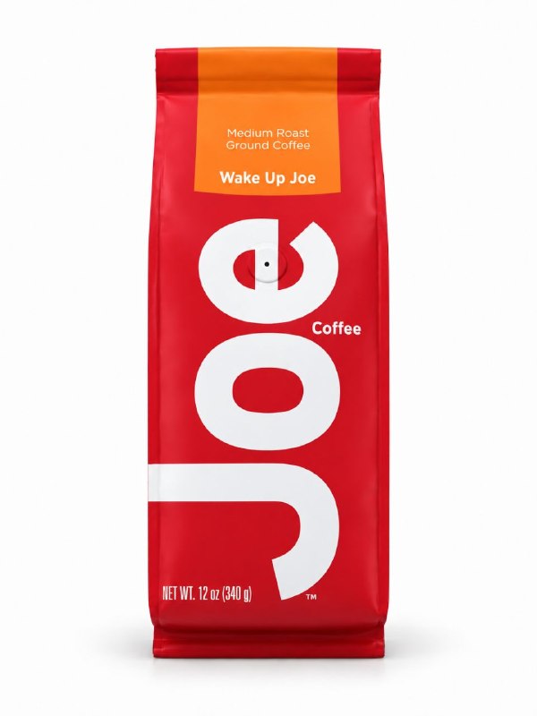 CAFÉ MOLIDO WAKE UP JOE TUESTE MEDIO SABOR EQUILIBRADO Y AROMÁTICO JOE COFFEE 340G 1 UND