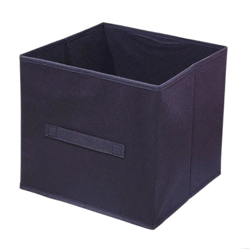 ORGANIZADOR CAJA DE ALMACENAMIENTO PLEGABLE, CESTA PARA LIBROS, JUGUETES, ROPA Y MAS CLOSET ESSENTIALS 26.7CMX27.9X26.7CM