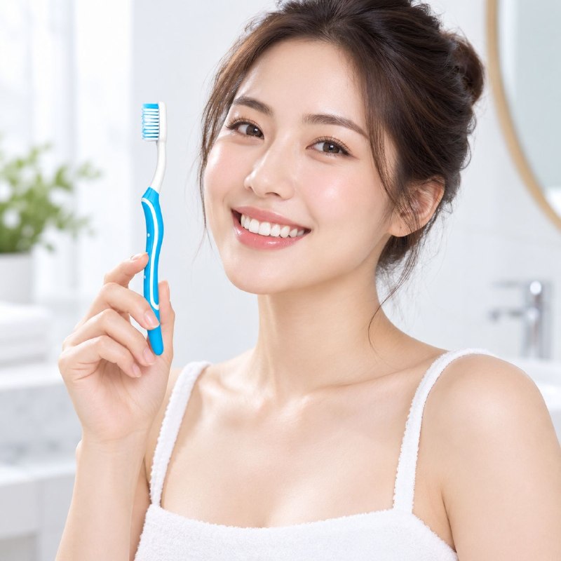 CEPILLO DE DIENTES DE LIMPIEZA PROFUNDA CON CERDAS SINTETICAS MEDIANAS MATRIX 19CM