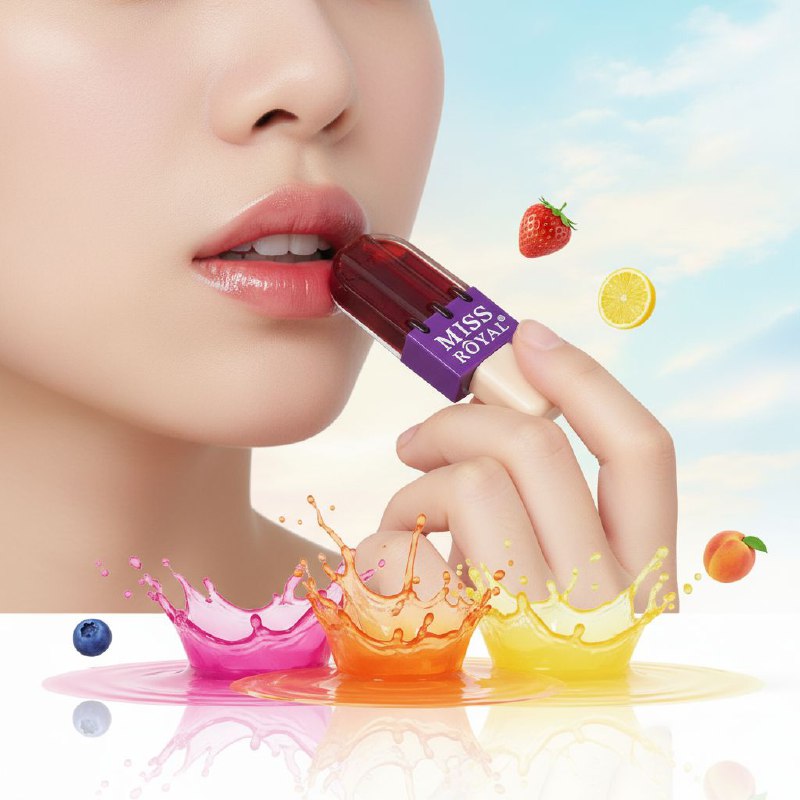 BRILLO LABIAL TINTA PARA LABIOS 12G MISS ROYAL 6 TONOS