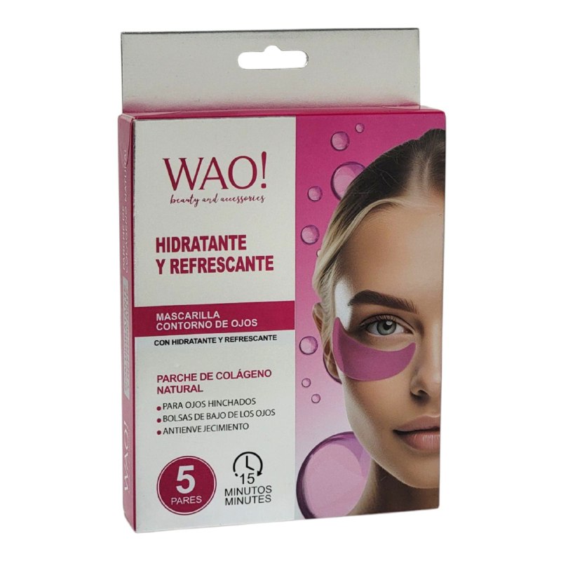 MASCARILLA PARA EL CONTORNO DE OJOS CON COLAGENO NATURAL ANTIENVEJECIMIENTO 5UND WAO!
