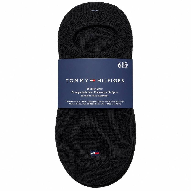 CALCETA INVISIBLE TOMMY HILFIGER ORIGINAL PARA MUJER 6 PARES TALLA ÚNICA PARA MUJER
