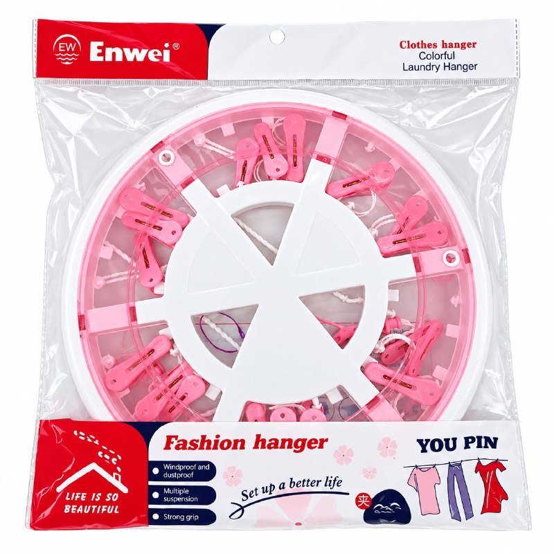 GANCHO TENDEDERO CIRCULAR DE ROPA INTEIOR Y PRENDAS PEQUEÑAS ENWEI 33CM