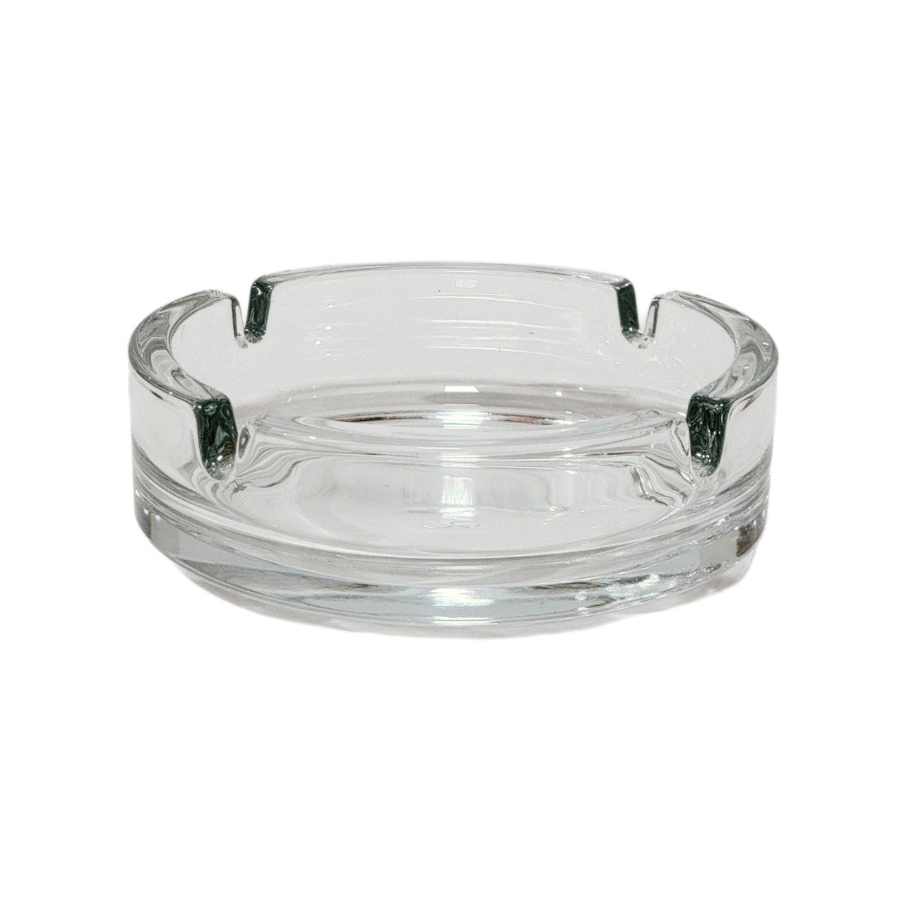 SET DE CENICEROS DE VIDRIO 2PCS PASABAHCE 107MM