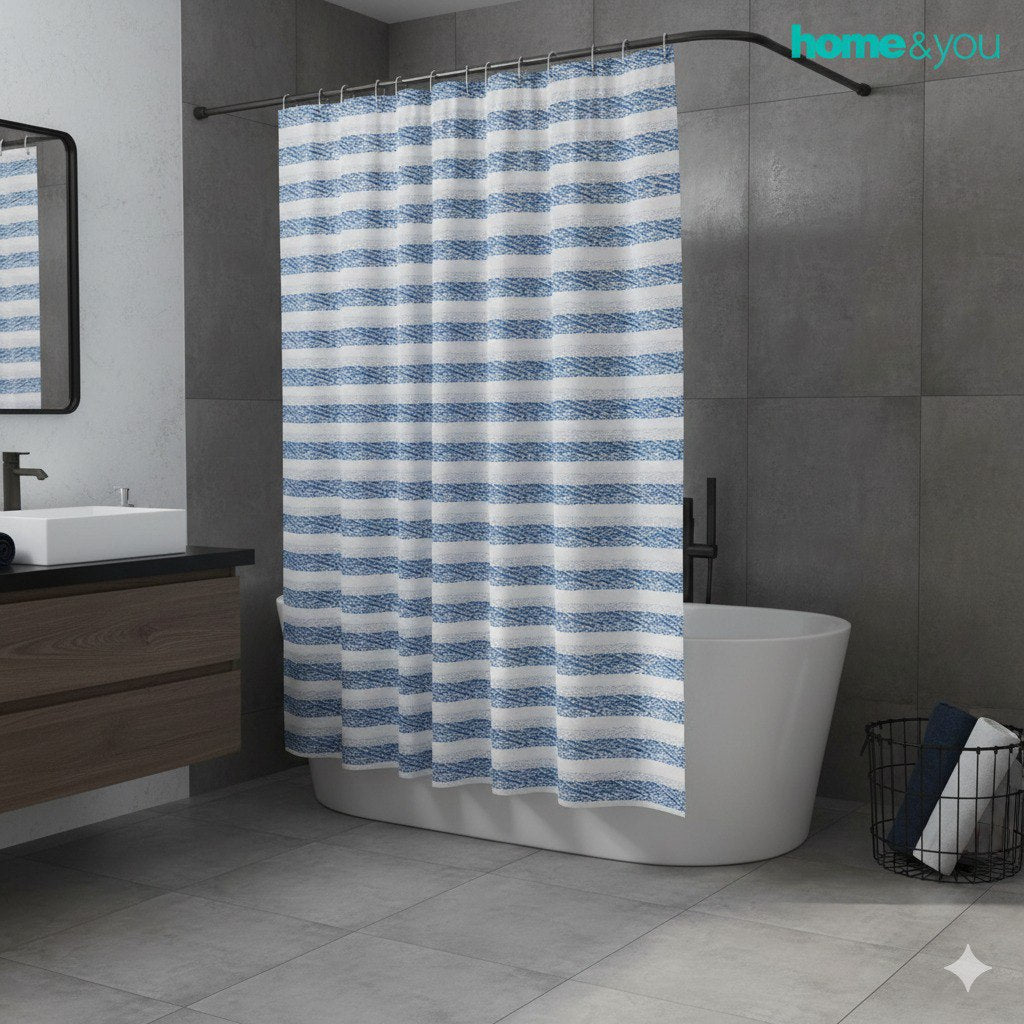CORTINA DE DUCHA 100% PEVA HOME&YOU 12 ESTILOS 180X180CM
