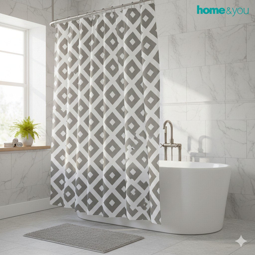 CORTINA DE DUCHA 100% PEVA HOME&YOU 12 ESTILOS 180X180CM