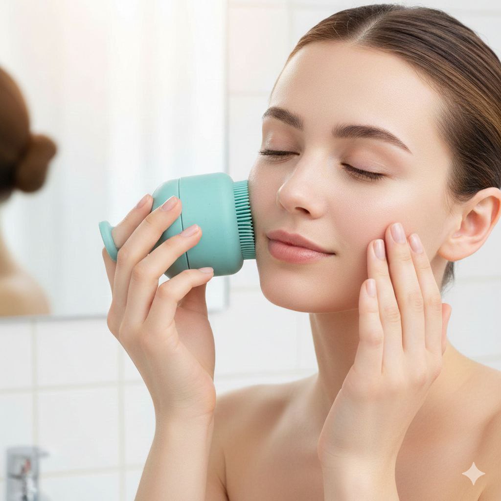 CEPILLO FACIAL REFRIGERABLE ALIVIA HINCHAZON Y REDUCE POROS